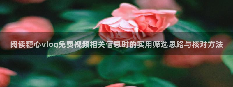 糖心vlog最新视频